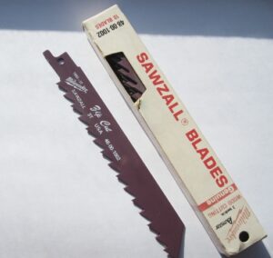 Milwaukee Tool 48-00-1002 Wood-Cutting Sawzall Blades | 3 TPI |  6" L | 10/Pack | NOS Clearance