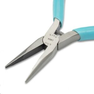 Xcelite LN54 Thin Long-Needle-Nose Pliers | Serrated Jaws | Pick Up & Wire Forming | 5"