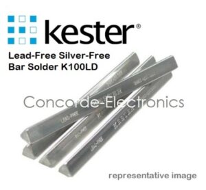 Kester K100LD Lead-Free Silver-Free Bar Solder | Sn99.3 Cu0.7 | UltraPure® | #44-9574-0050 (CB44-9574-0050)